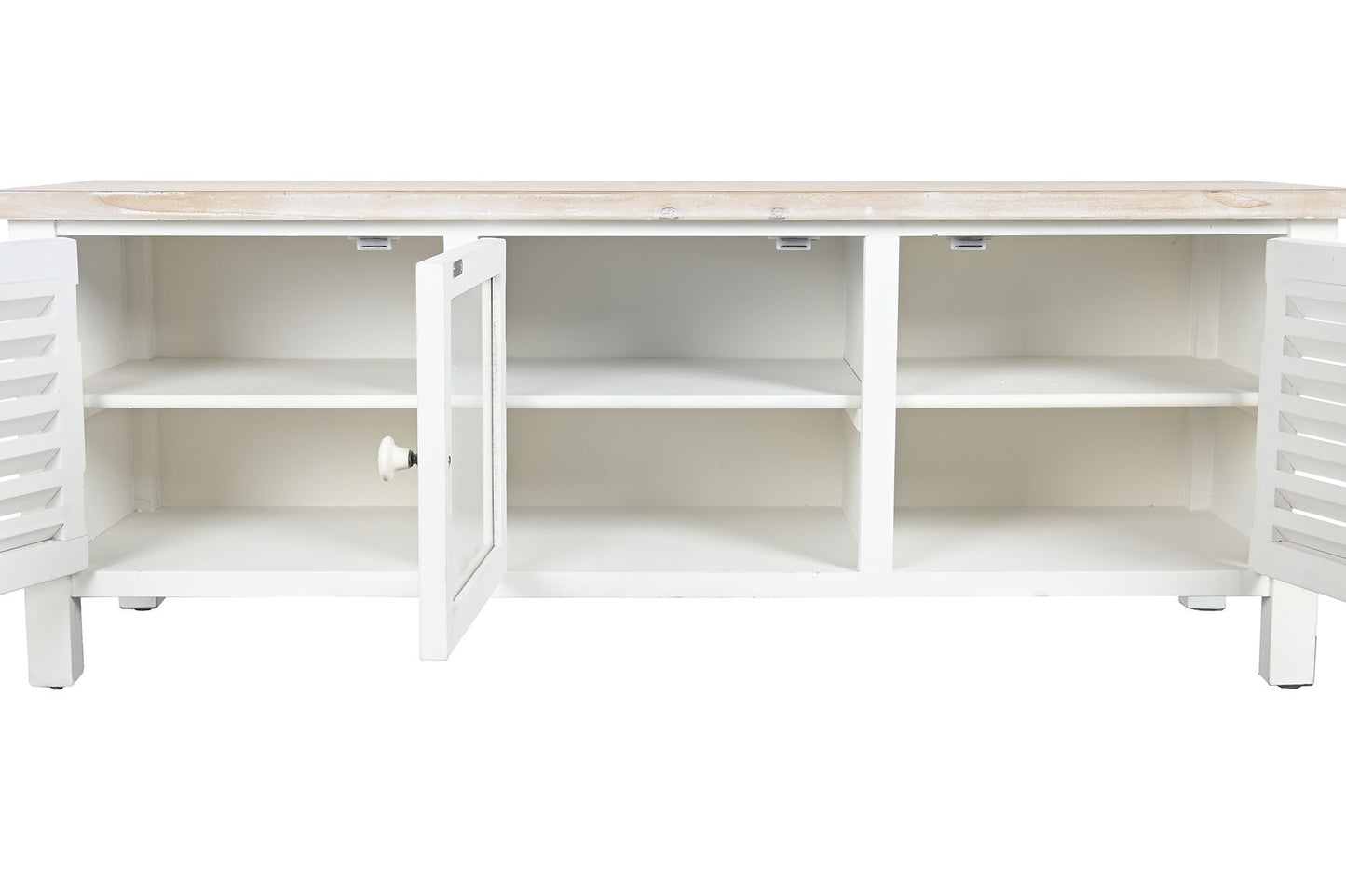 Mueble TV abeto mdf 120*40*45cm blanco