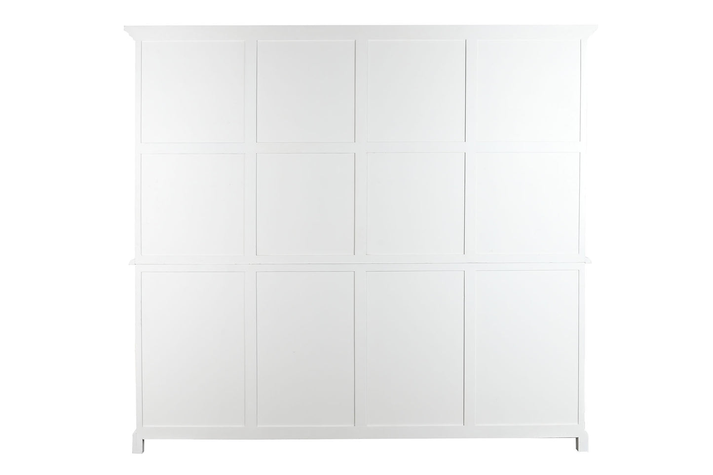 Vitrina mdf cristal 218.4*40.6*203cm blanco