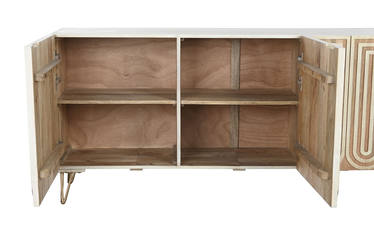 Buffet madera jamun 160*38*75cm blanco