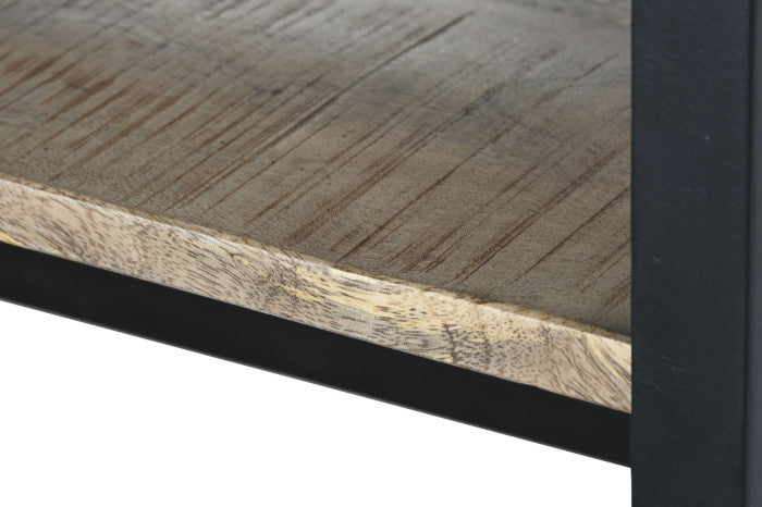 Estantería de Metal y Mango – 180 x 35 x 220 cm – Escalera