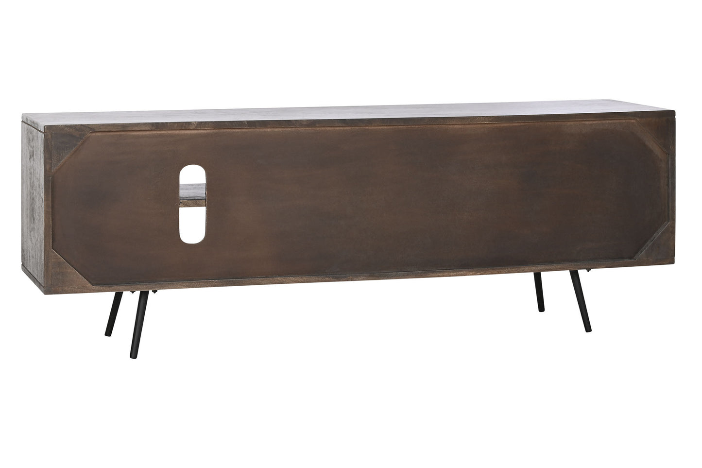 Mueble TV mango 140*35*50cm marron oscuro