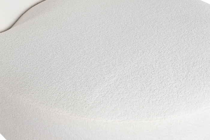 Sofá Poliéster 150x150x69 Borreguito Blanco