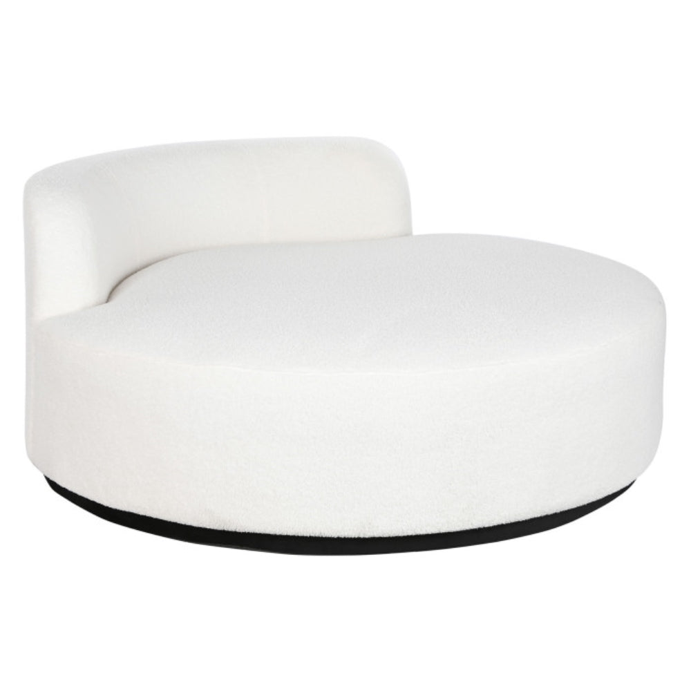 Sofá Poliéster 150x150x69 Borreguito Blanco