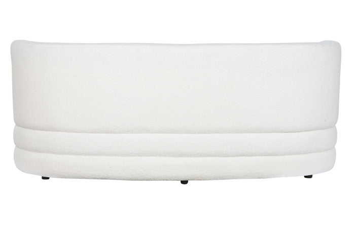 Sofá Poliéster 193x92x79 Borreguito Blanco