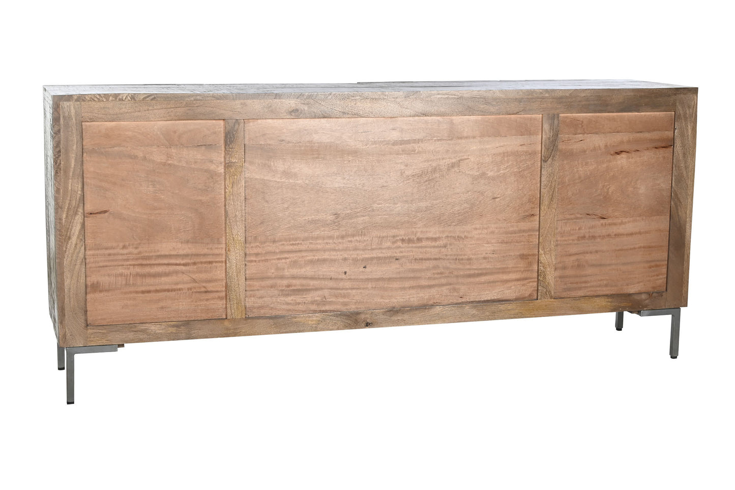 Buffet mango metal 180*40*80cm circulo marron oscuro