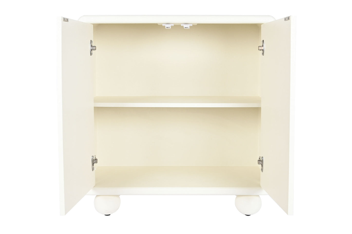 Comoda mdf 80*37*86cm 2 PUERTAS 3D BLANCO