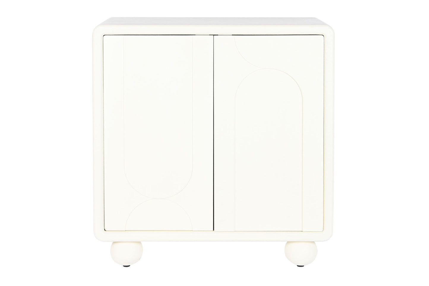 Comoda mdf 80*37*86cm 2 PUERTAS 3D BLANCO