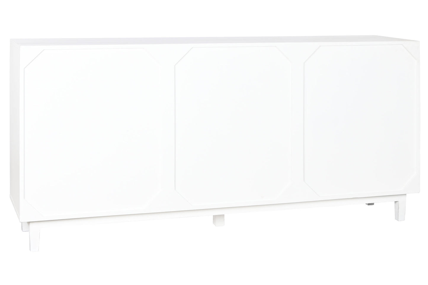 Buffet mango espejo 175*40.5*83.5cm blanco