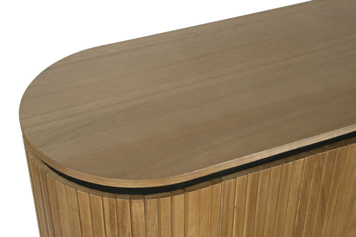 Buffet de Paulownia y Metal 170 × 40 × 80 cm – Natural