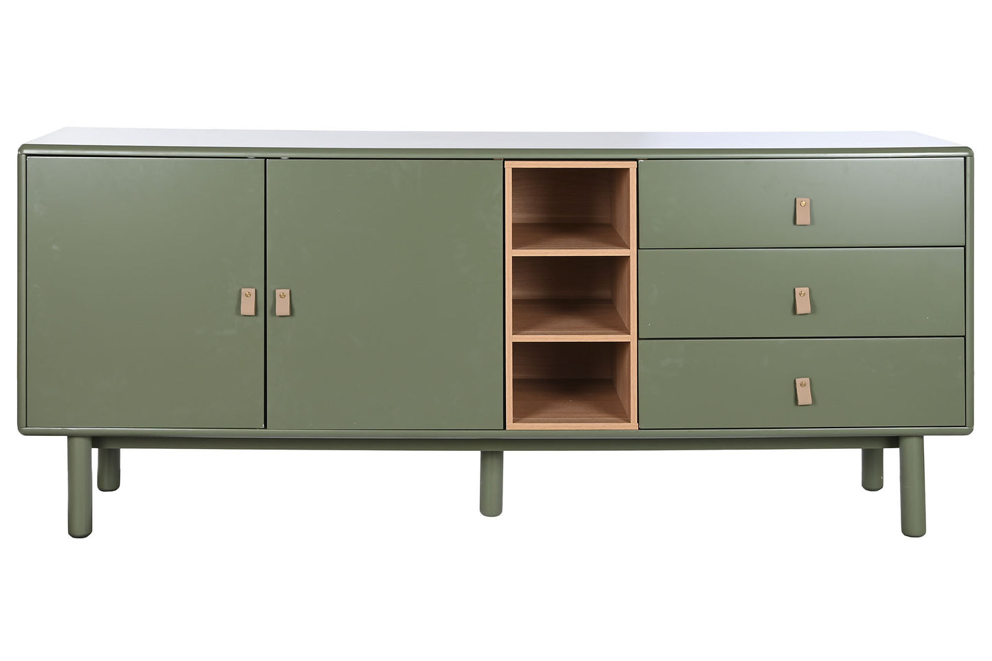 Buffet madera dm pu 180*40*75cm verde