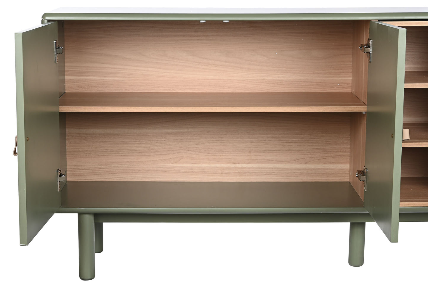 Buffet madera dm pu 180*40*75cm verde