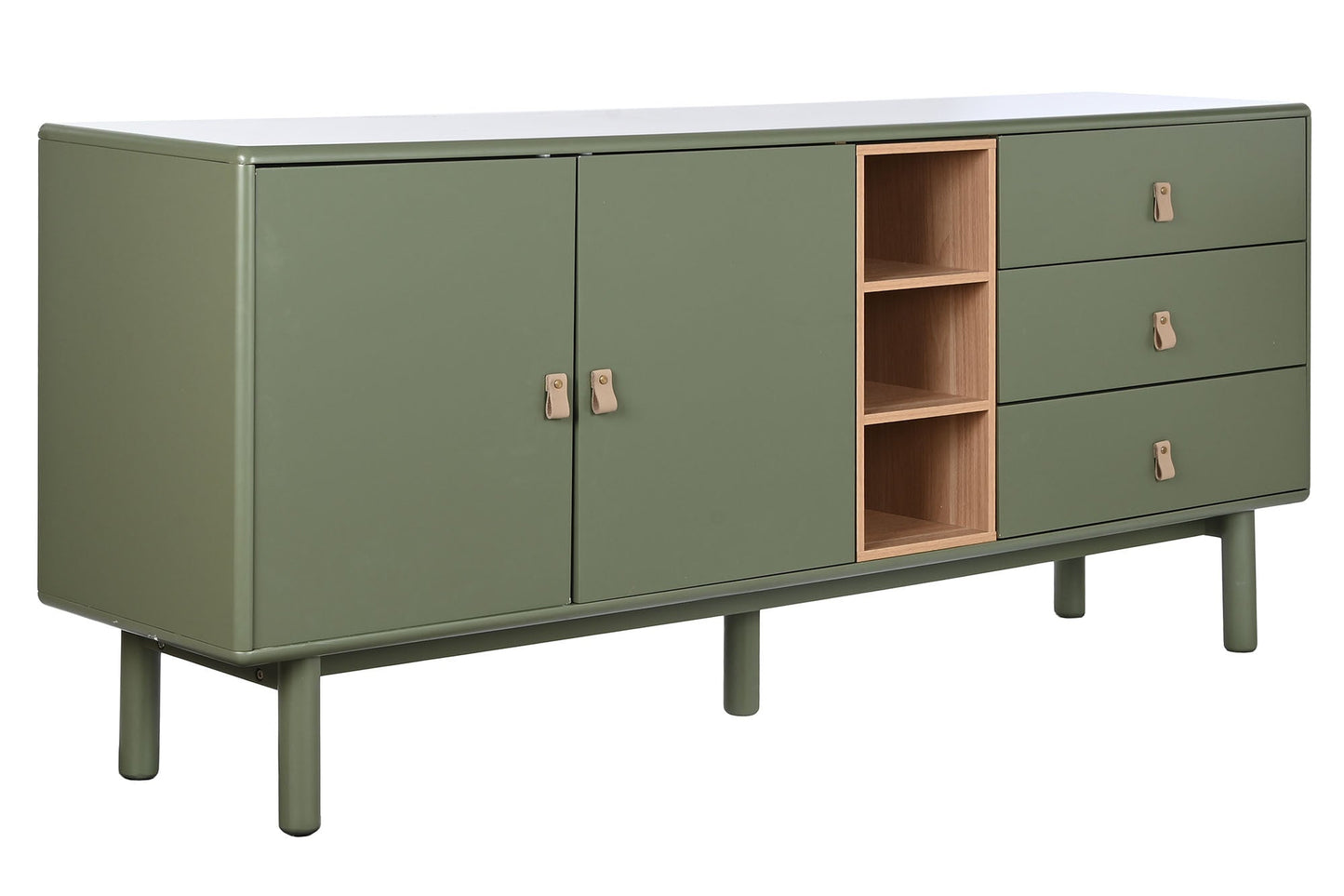 Buffet madera dm pu 180*40*75cm verde