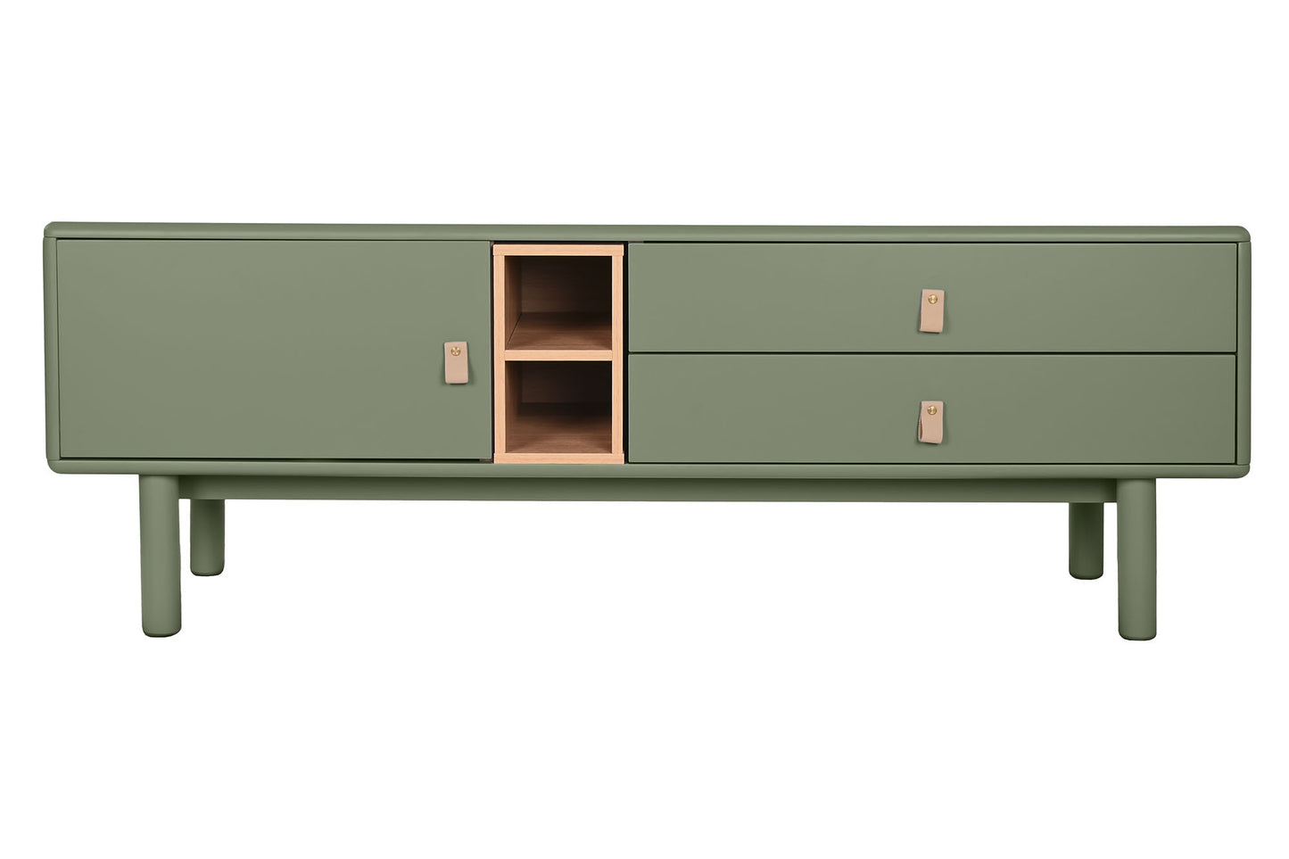 Mueble TV mdf pu 140*40*55cm verde