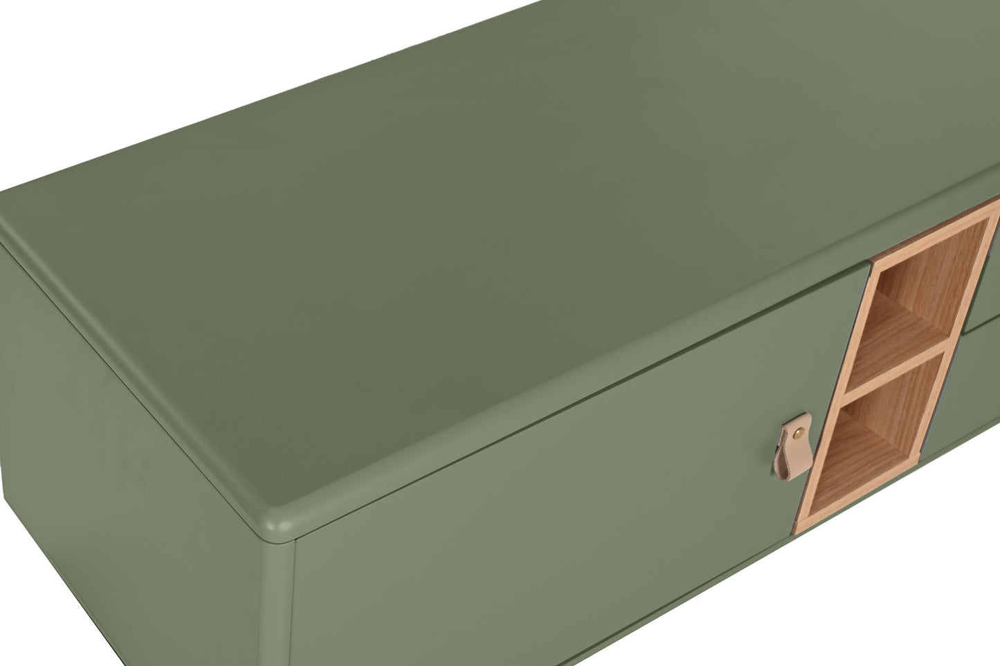 Mueble TV mdf pu 140*40*55cm verde