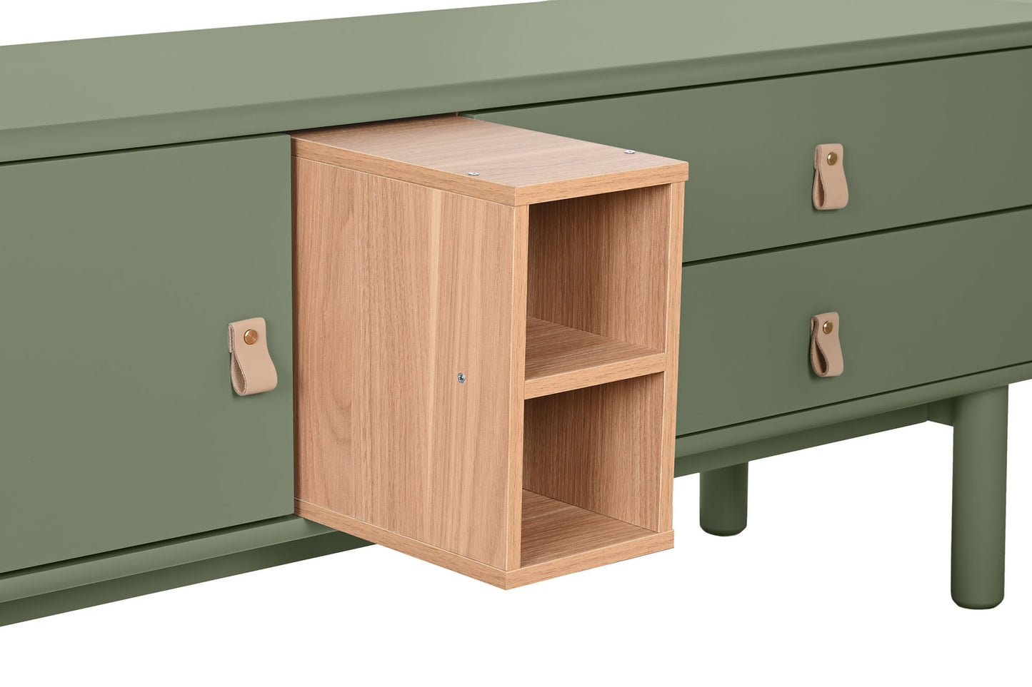 Mueble TV mdf pu 140*40*55cm verde