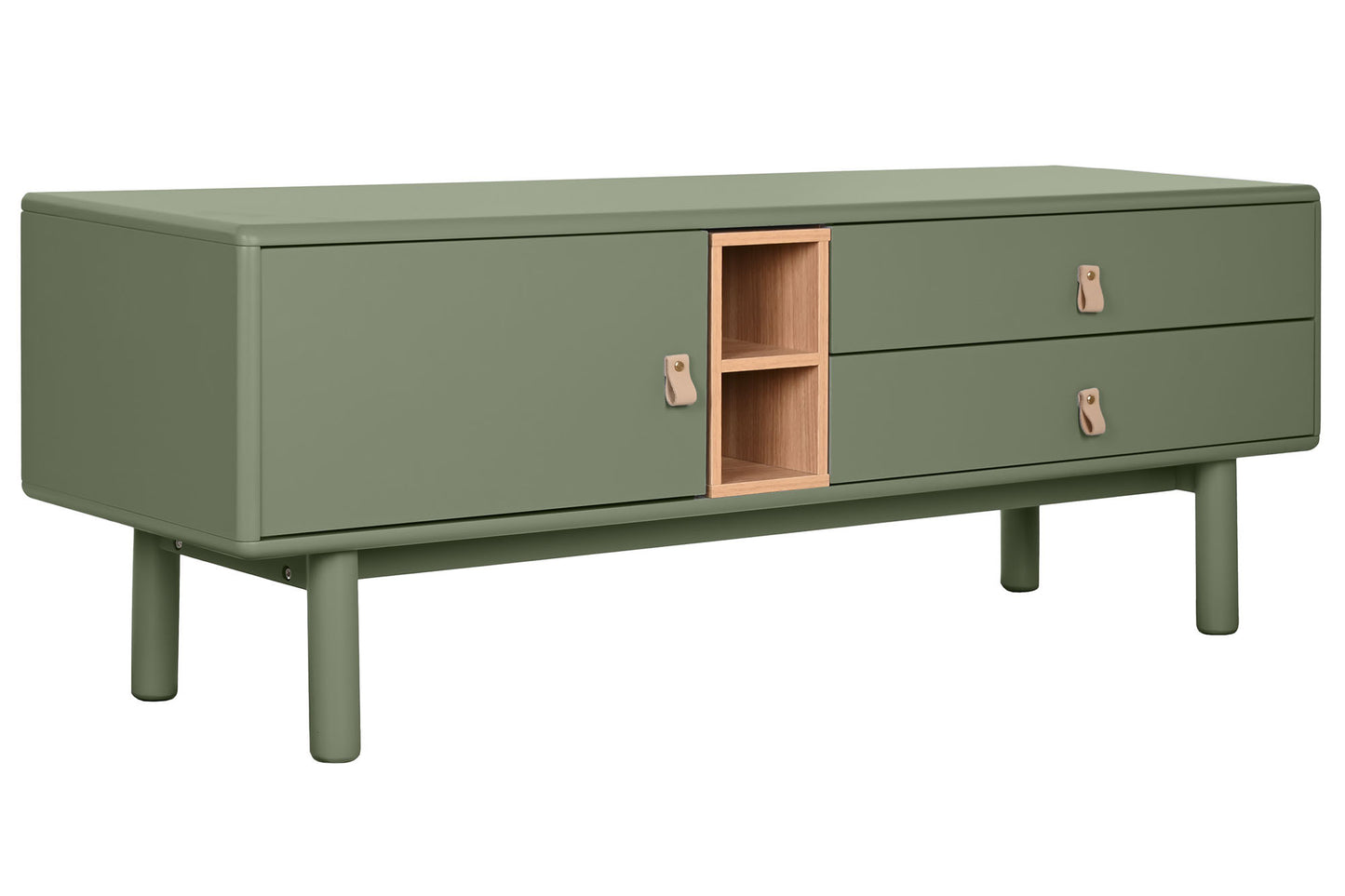 Mueble TV mdf pu 140*40*55cm verde