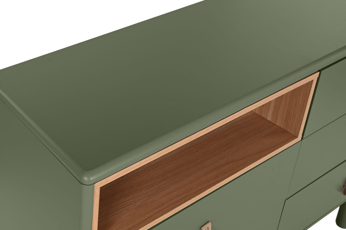 Comoda mdf pu 120*40*75cm verde