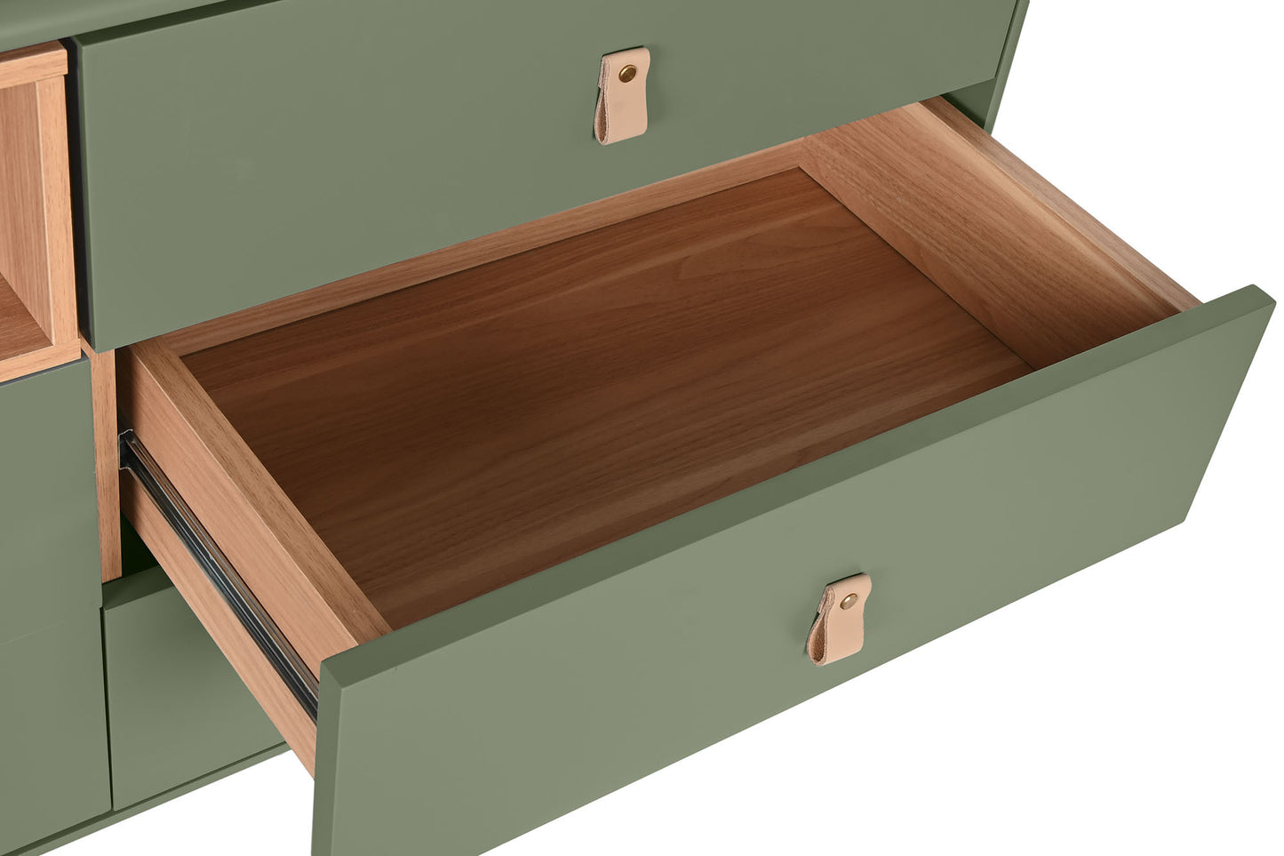 Comoda mdf pu 120*40*75cm verde