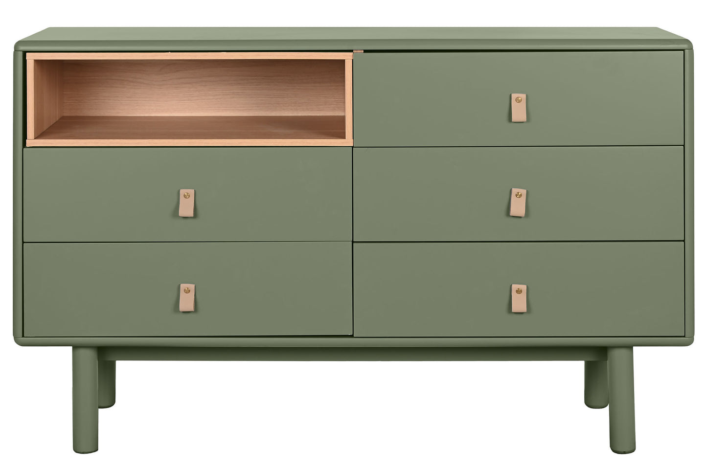 Comoda mdf pu 120*40*75cm verde