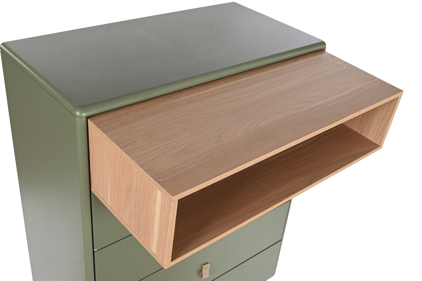 Chifonier mdf pu 80*40*117cm verde