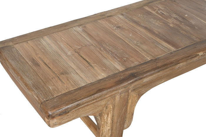 Descalzadora de Teca Reciclada 183x41x48 cm