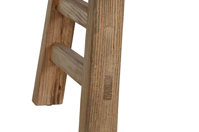 Mesa de centro de olmo macizo 167 × 41 × 42,5 cm – Acabado natural