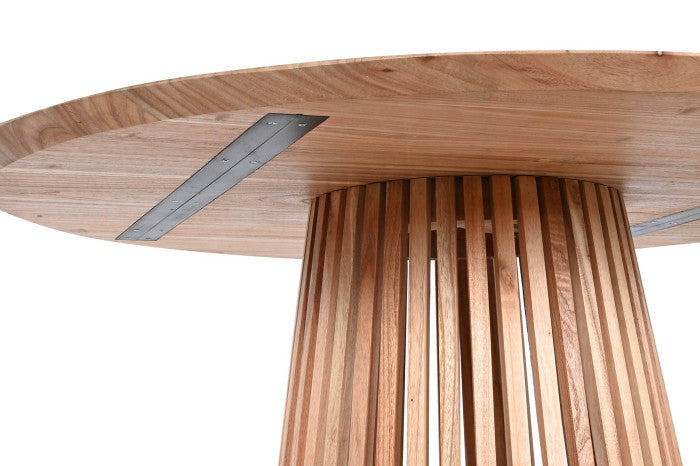 Mesa Redonda Comedor Mindi 120x120x76 – Natural