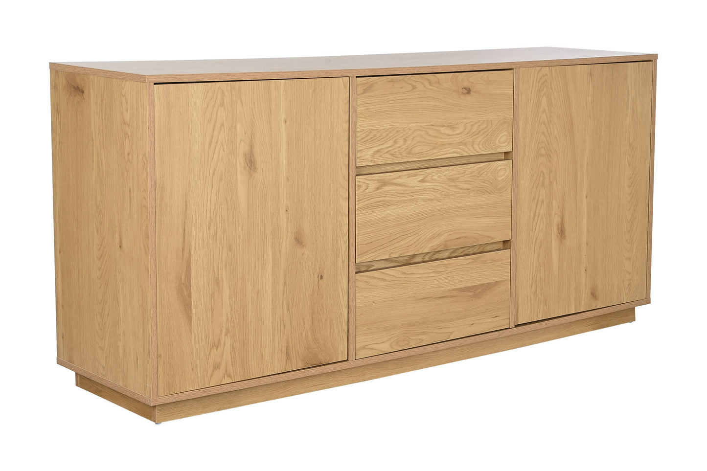 Buffet mdf roble 160*40*75cm natural