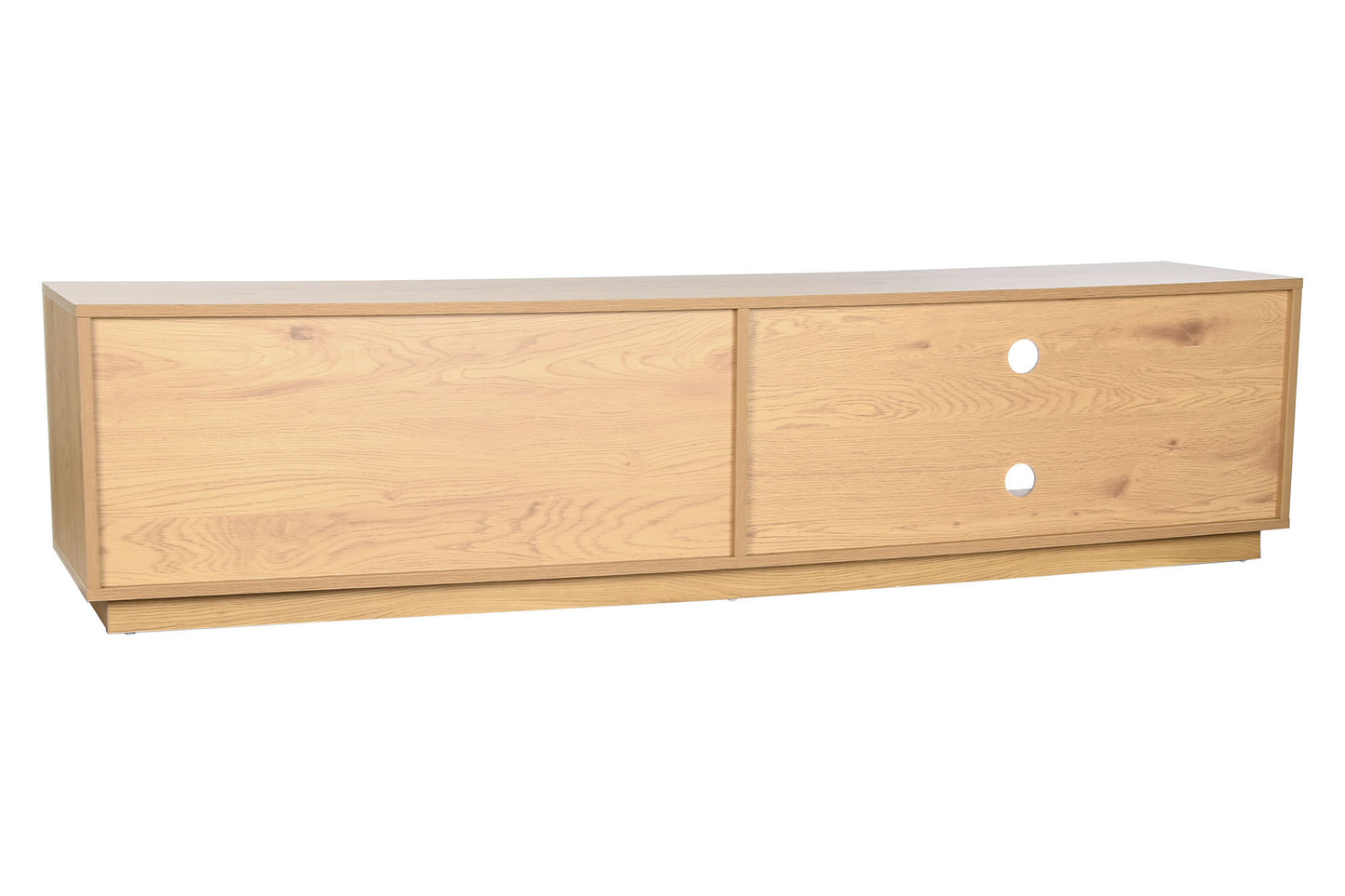 Mueble TV mdf roble 180x40x42cm natural