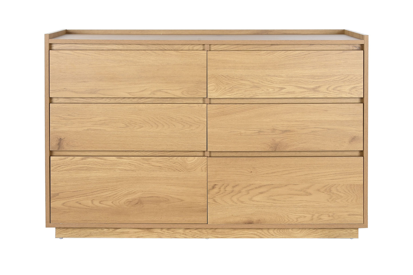 Comoda mdf roble 120*40*80cm natural