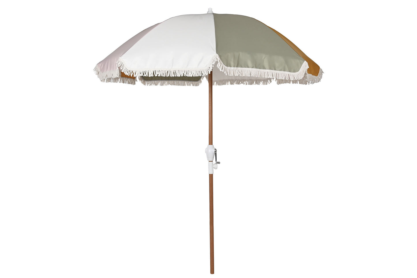 Parasol aluminio madera 198*198*266cm multicolor