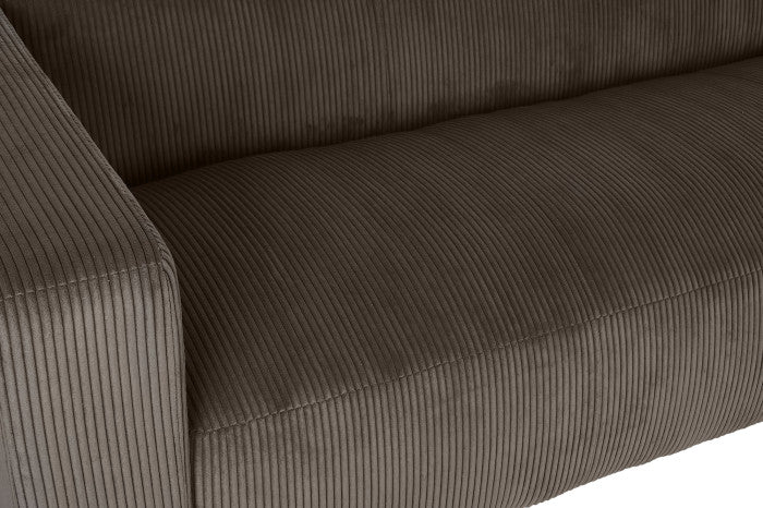 Sofá Poliéster 224x95,5x66,5 Marrón