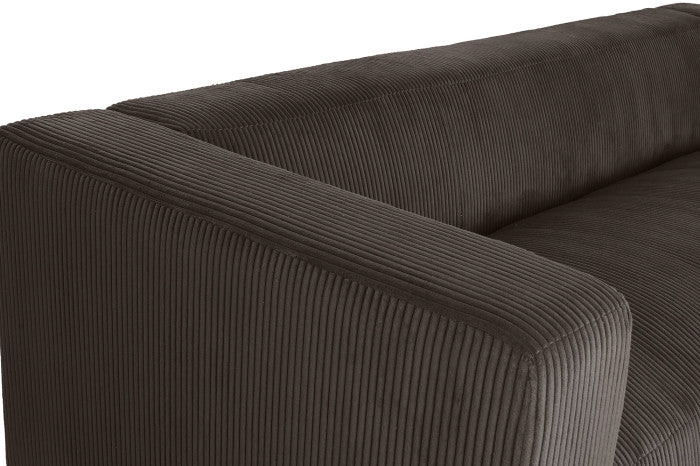 Sofá Poliéster 224x95,5x66,5 Marrón