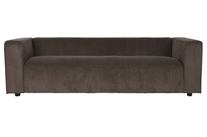 Sofá Poliéster 224x95,5x66,5 Marrón