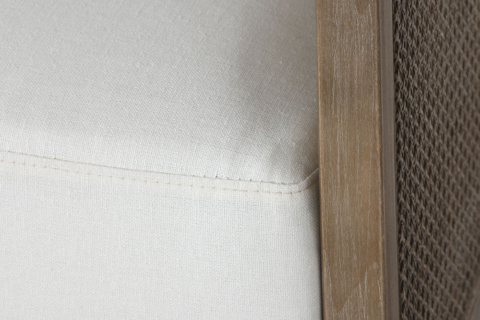 Sillón Ratán Poliéster Marrón 93x86x88 cm