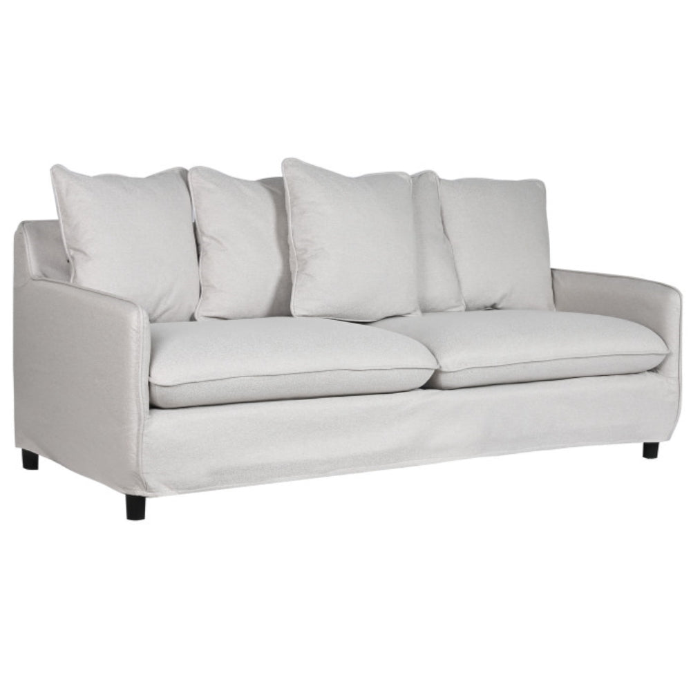 Sofá Poliéster 196x85x90 Desenfundable Beige