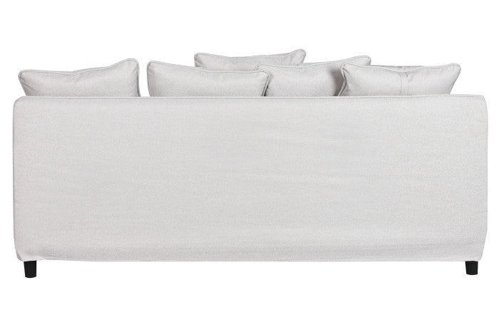 Sofá Poliéster 196x85x90 Desenfundable Beige