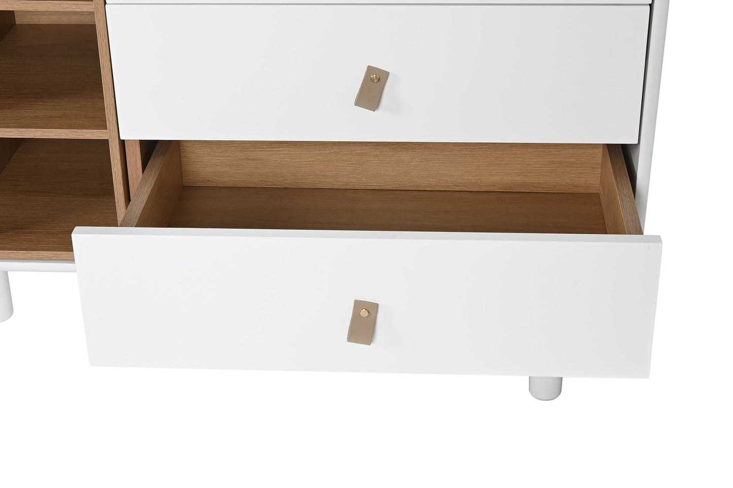 Buffet madera dm pu 180*40*75cm blanco