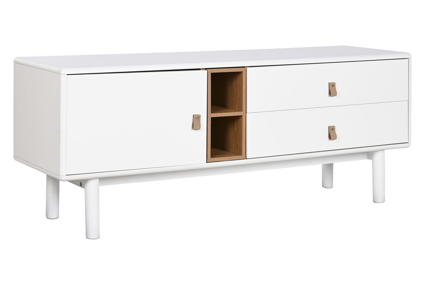 Mueble TV mdf pu 140*40*55cm blanco