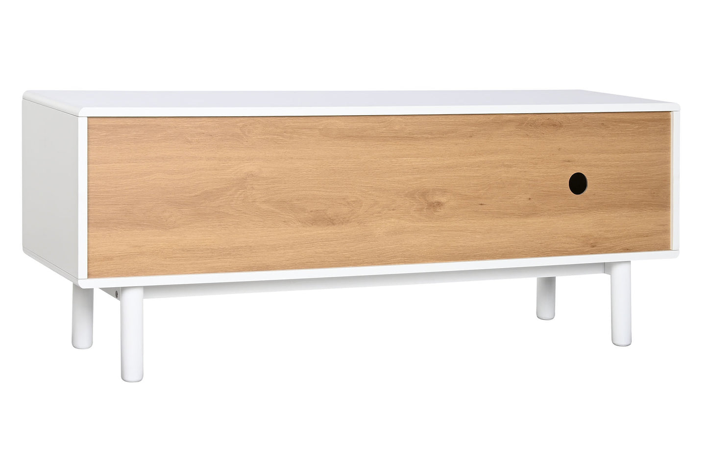 Mueble TV mdf pu 140*40*55cm blanco