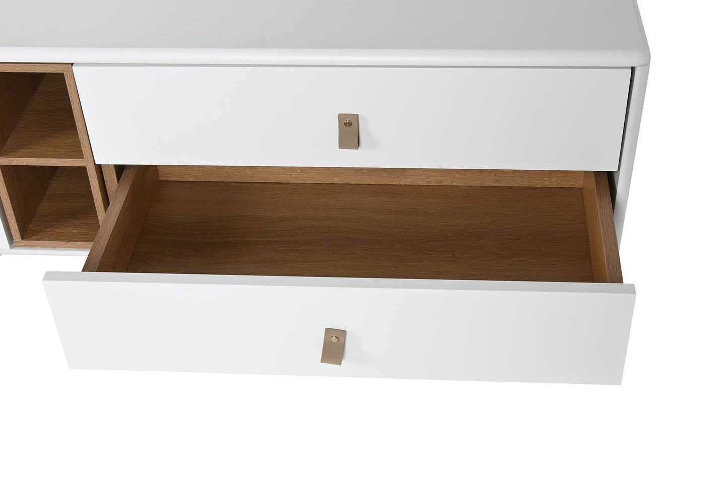 Mueble TV mdf pu 140*40*55cm blanco