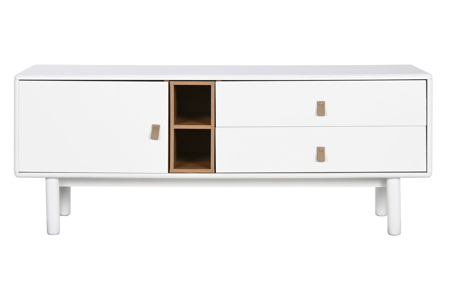 Mueble TV mdf pu 140*40*55cm blanco