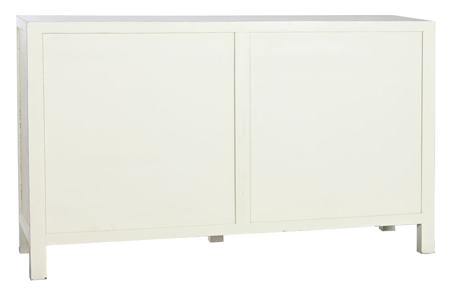 Buffet olmo ratan 180*40*85cm blanco roto