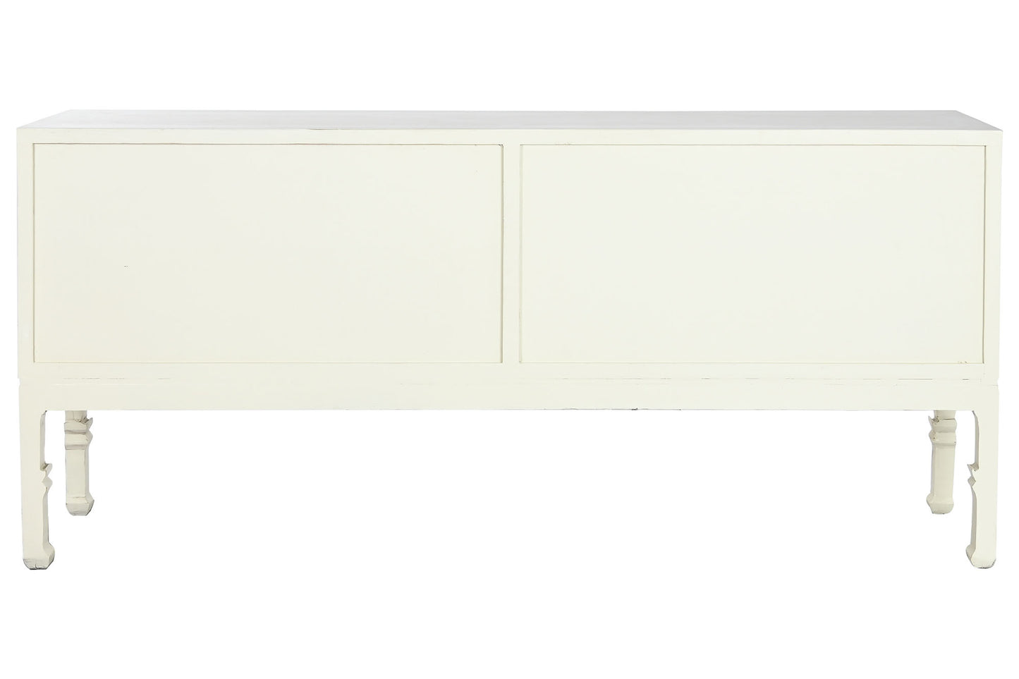 Buffet olmo ratan 180*40*85cm blanco roto