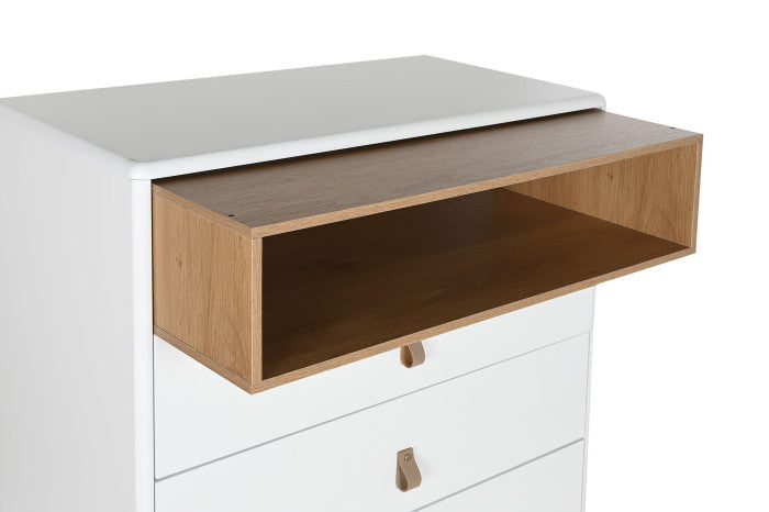 Chifonier MDF PU 80x40x117 blanco