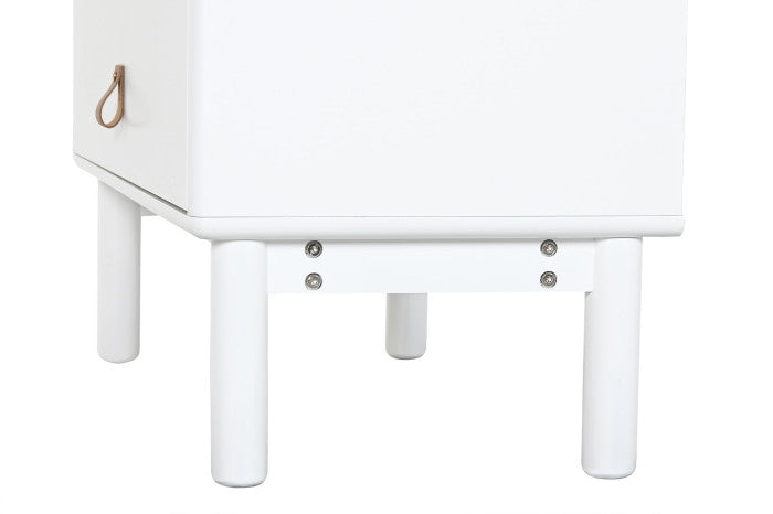 Chifonier MDF PU 80x40x117 blanco