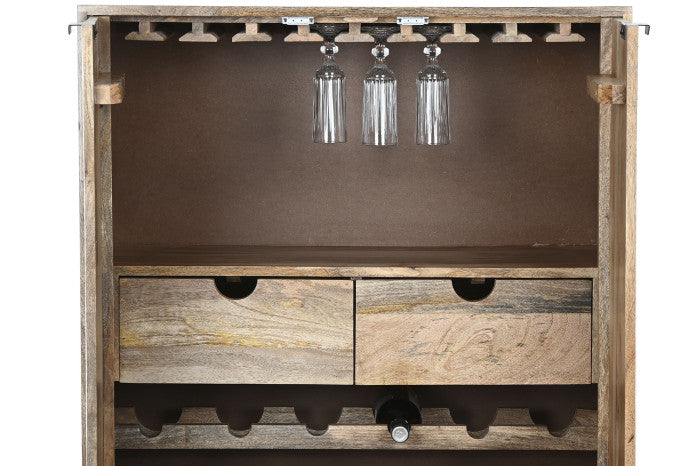 Botellero mango 84x41x108 blanco