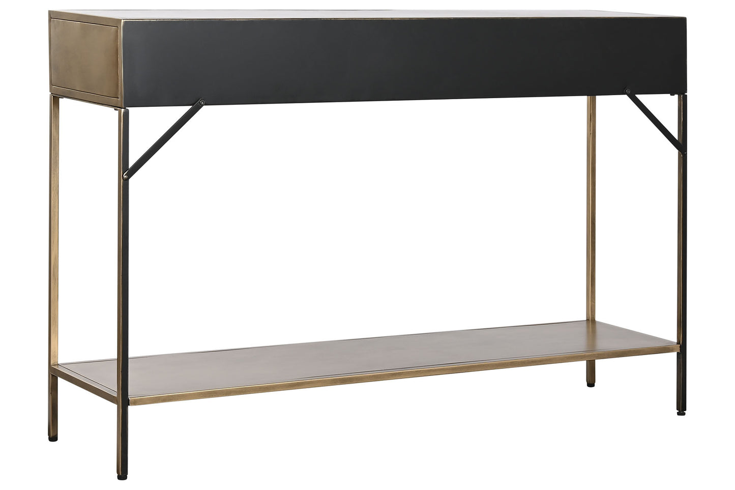 Consola metal 124*37*79.5cm dorado