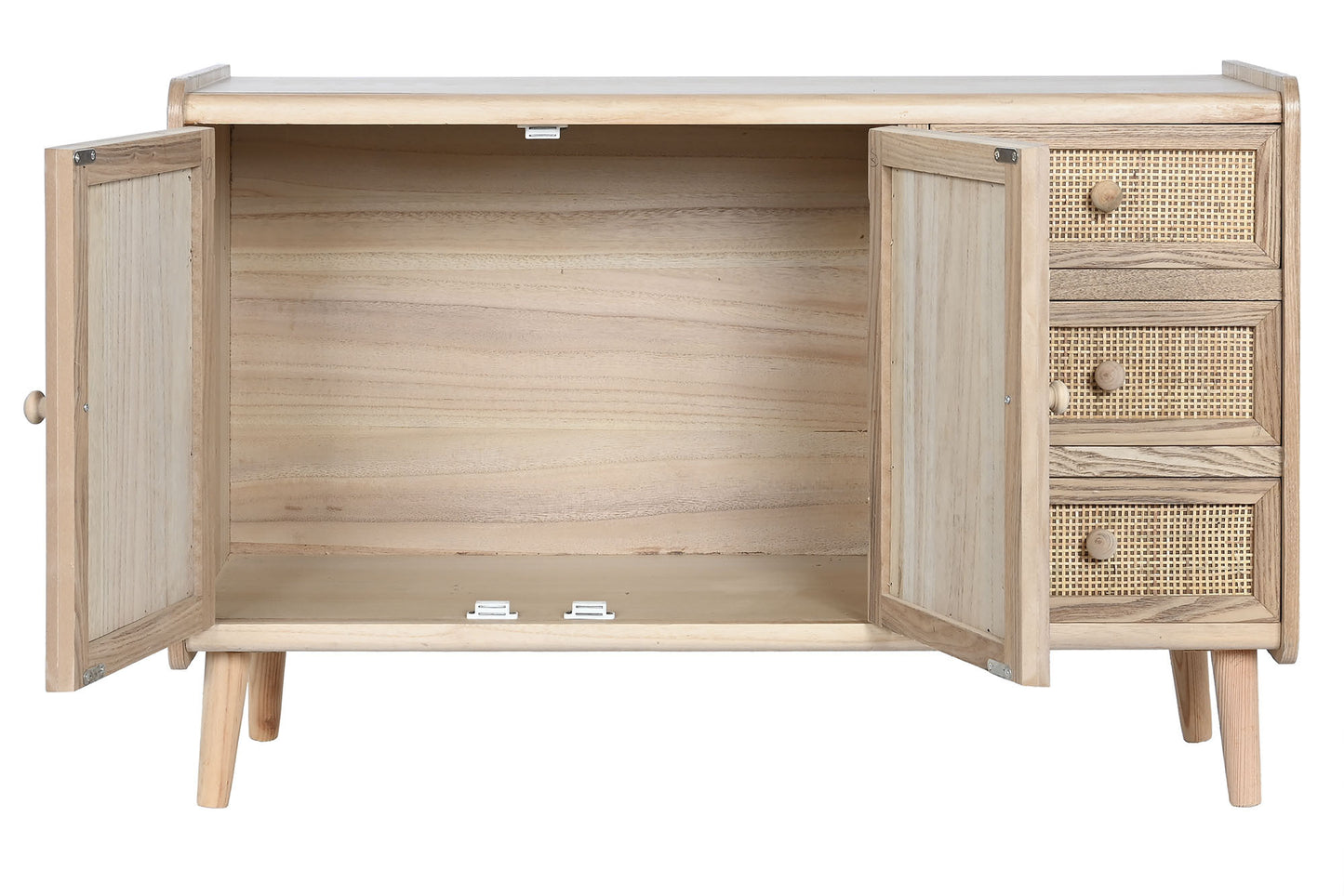 Buffet paulownia ratan 90*35*61cm natural