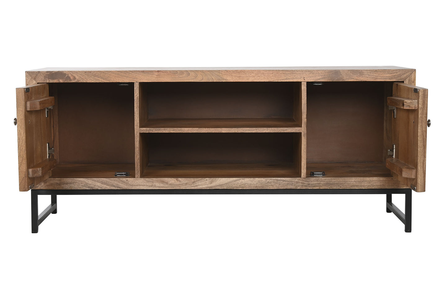 Mueble TV mango espejo 130*40*55.5cm marron